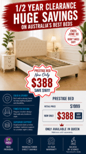 Mlily Prestige Soft Beige Bedhead and Base