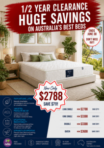 Organic Latex – The Aero Mattress ‘Athletes Choice’
